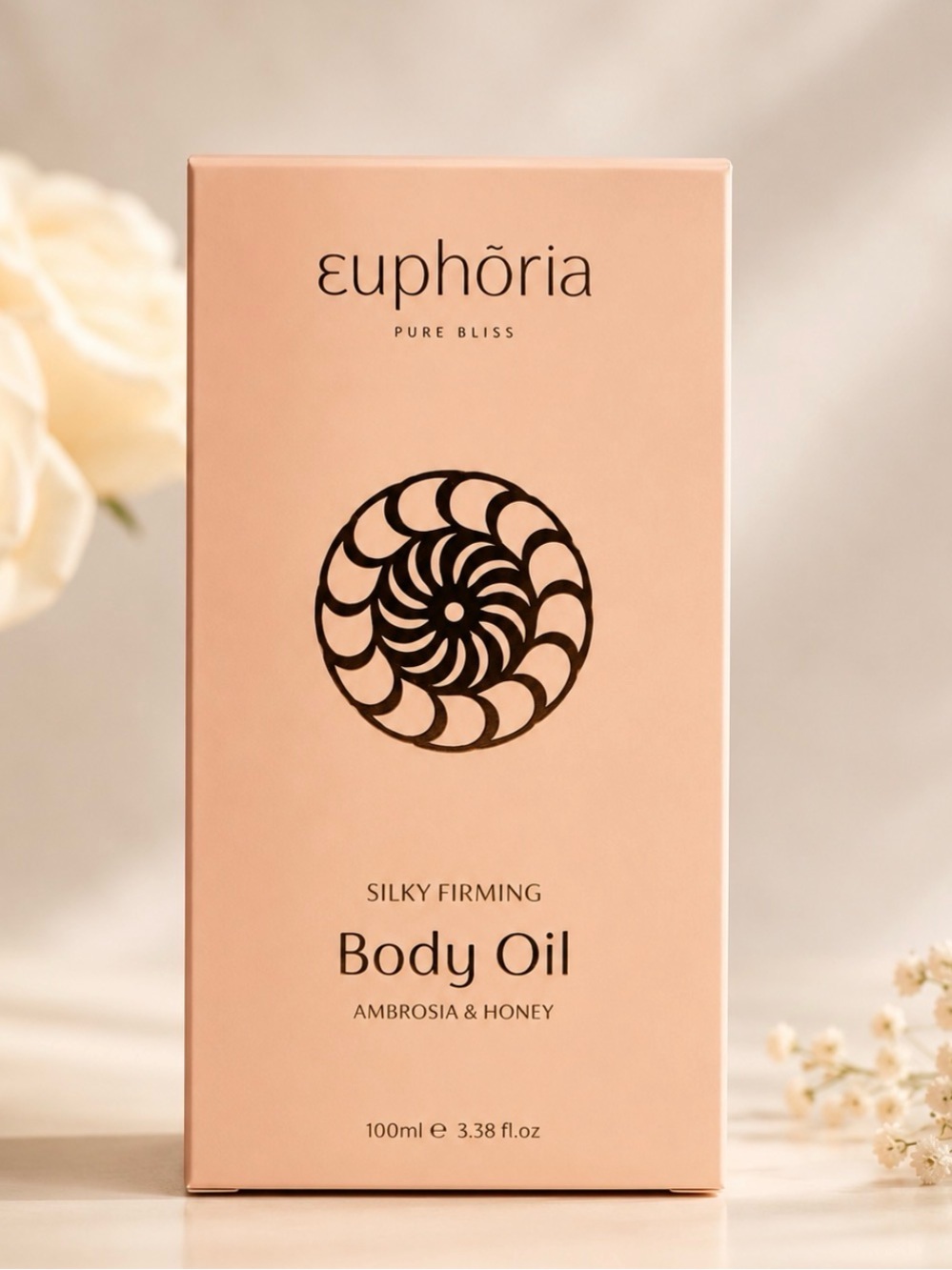 EUPHORIA Silky Firming Body Oil. Beautiful Glass Bottle. NWT! - Picture 3 of 3